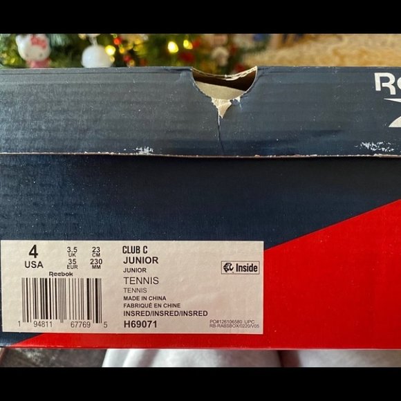 cardi b Club C Reebok 5.5 Women/4 Big Kids - Picture 5 of 6